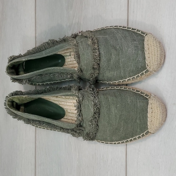 Joue Womens Vivienne Comfort Canvas Espadrille Loafer Slip on shoes sz 37.5/7.5 - Picture 4 of 12